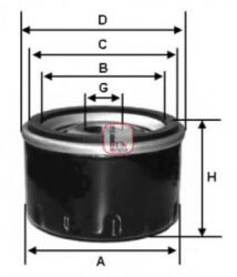 SOFIMA Filtru ulei SOFIMA S 1600 R (S 1600 R)