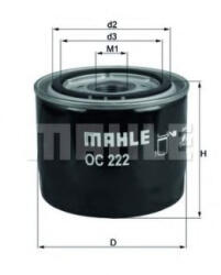MAHLE Filtru ulei MAHLE ORIGINAL OC 222 (OC 222)