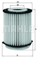MAHLE Filtru ulei MAHLE ORIGINAL OX 982D (OX 982D)