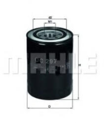 MAHLE Filtru ulei MAHLE ORIGINAL OC 297 (OC 297)