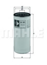 MAHLE Filtru ulei MAHLE ORIGINAL OC 282 (OC 282)
