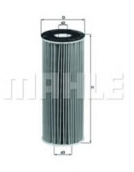 MAHLE Filtru ulei MAHLE ORIGINAL OX 133D (OX 133D)