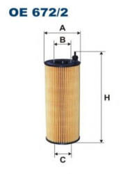 FILTRON Filtru ulei FILTRON OE672 2 (OE672/2)