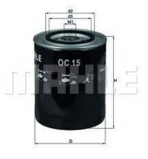 MAHLE Filtru ulei MAHLE ORIGINAL OC 15 (OC 15)