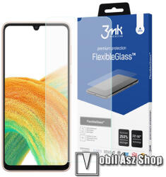 3mk Protection FLEXIBLE GLASS előlap védő rugalmas edzett üveg - 1db, ultravékony, 0.3mm, 7H, 2.5D, A kijelző sík részét védi! - SAMSUNG Galaxy A33 5G (SM-A336)
