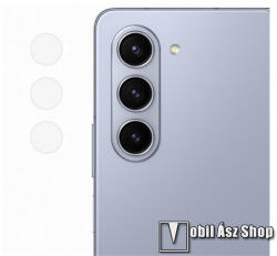 Kamera lencsevédő karcálló edzett üveg - 1szett / 3db, 9H, 0, 33mm, Arc Edge - SAMSUNG Galaxy Z Fold5 (SM-F946)