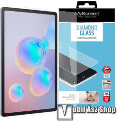 MyScreen DIAMOND GLASS előlap védő karcálló edzett üveg - ÁTLÁTSZÓ - 9H, 0.33 mm, A teljes felületén tapad, a képernyő sík részét védi - SAMSUNG Galaxy Tab S6 Lite (2024) / (2022) / (2020) (MD4824TG TAB)