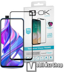 Blautel 4-OK előlap védő karcálló edzett üveg - FEKETE - 3D, 9H, a teljes felületén tapad, a teljes képernyőt védi - HUAWEI P smart Pro (2019) / P Smart Z / Y9s / Honor 9X (Global) / 9X (China) / 9X Pro (Chin