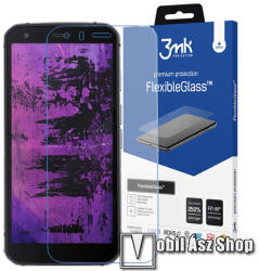 3mk Protection FLEXIBLE GLASS előlap védő rugalmas edzett üveg - 1db, ultravékony, 0.3mm, 7H, 2.5D, A kijelző sík részét védi! - CAT S62 Pro