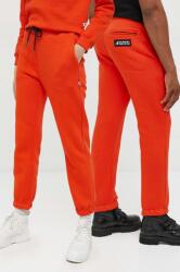 Kangol melegítőnadrág narancssárga, unisex, sima - narancssárga XS