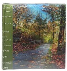 P&O Tájképes könyvkötésű bedugós fényképalbum - 200 db 10x15 cm képhez (BBM46200-WH-GOLDENAUTUMM-ERDO)