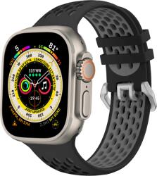 Cubenest Sportóra szíj az Apple Watch-hoz Fekete-Szürke (3300)