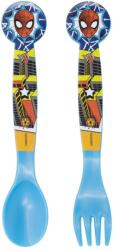 Stor Полипропиленови прибори Stor - Spiderman Midnight Flyer, 2 броя (74717) - baby