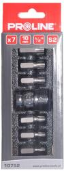 PROLINE Lyukas Torx Bitfej Szett - Cr-va-s2 - 7 Db (10752)