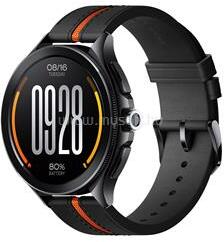 XIAOMI Watch 2 Pro, S1, S1 Pro, S1 Active okosóra bőr szíj (fekete-narancssárga) (BHR7213GL) (BHR7213GL)