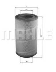 MAHLE Filtru aer MAHLE ORIGINAL LX 1025 (LX 1025)