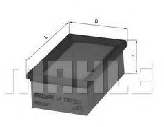 MAHLE Filtru aer MAHLE ORIGINAL LX 1293 (LX 1293)