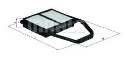 KNECHT Filtru aer KNECHT LX 1562 (LX 1562) - autobob