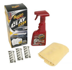 Meguiar's Kit Argila Decontaminare Vopsea Meguiar s Smooth Surface Clay G191700MG (G191700MG)