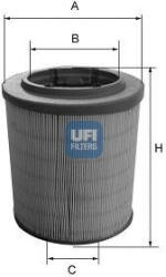 UFI Filtru aer UFI 27.628. 00 (27.628.00)