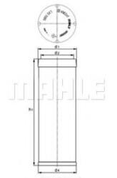 MAHLE Filtru aer secundar MAHLE ORIGINAL LXS 7045 (LXS 7045)