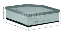 MAHLE Filtru aer MAHLE ORIGINAL LX 1607 1 (LX 1607/1)