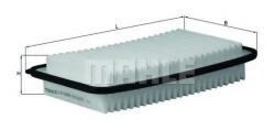 MAHLE Filtru aer MAHLE ORIGINAL LX 1692 (LX 1692)
