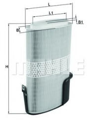 MAHLE Filtru aer MAHLE ORIGINAL LX 1009 6 (LX 1009/6)