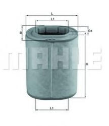 MAHLE Filtru aer MAHLE ORIGINAL LX 1460 (LX 1460)