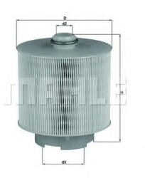 MAHLE Filtru aer MAHLE ORIGINAL LX 1006 1D (LX 1006/1D)