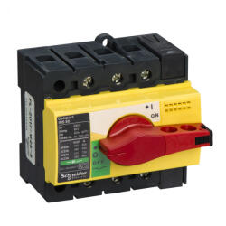 Schneider Electric Schneider Interpact INS80 3P piros kapcsolókar, sárga homloklap 28920 (28920)