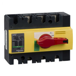 Schneider Electric Schneider Interpact INS160 3P piros kapcsolókar, sárga homloklap 28928 (28928)