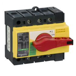 Schneider Electric Schneider Interpact INS63 3P piros kapcsolókar, sárga homloklap 28918 (28918)