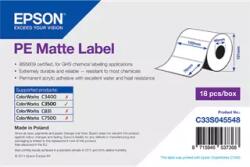 Epson 102 mm x 76 mm Műanyag Tekercses etikett címke Fehér ( 365 címke/tekercs ) (7113411)