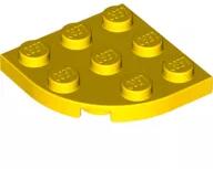 LEGO® 30357c3 - LEGO sárga lap 3 x 3 méretű, lekerekített sarokkal (30357c3)