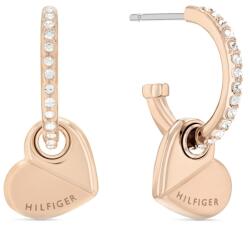 Tommy Hilfiger Cercei Tommy Hilfiger rotunzi cu inima si cristale 2780883