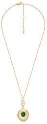 Fossil Colier Fossil Heritage cu malachit JF04711710