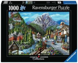 Ravensburger Puzzle Ravensburger din 1000 de piese - Bine ați venit în Banff (12000494) Puzzle