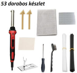  Műanyag hegesztő páka, lökhárító javító, 53 db-os készlet