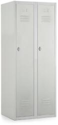 Rauman Fém szekrény, 60 x 50 x 150 cm, csavaros zár, szürke - ral 7035