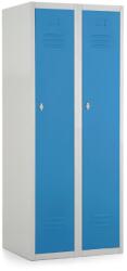 Rauman Fém szekrény, 60 x 50 x 150 cm, csavaros zár, kék - ral 5012