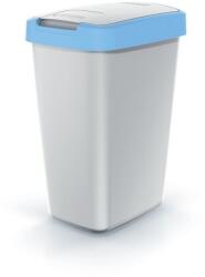 Prosperplast Szemeteskosár színes tetővel, 12 l, kék / szürke
