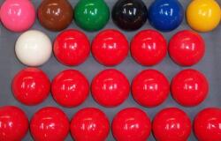 McDermott Snooker golyókészlet, 57, 2mm (pool biliárd golyómérettel), Universal, A-kategóriás (181077)