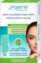 JimJams Pure & Clear 3in1 Plasture pentru curățarea porilor (5buc)