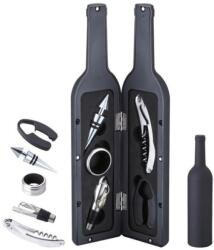 BOHMANN Set tip sticla cu accesorii pentru vin Bohmann, negru (01-WO)