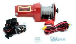 DRAGON WINCH Troliu ATV 2000lbs (907kg) 12V Cablu de Oțel 10m Dragon Winch