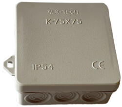 Avide Kötődoboz 75x75x37mm szürke IP54 Avide (AVI CJB75X75)