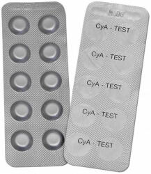 Pótreagens indikátor Cya-Test tabletta, cianursav méréshez, 5 levél / csomag (AS-147050)