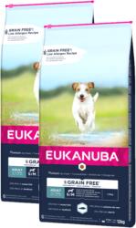 EUKANUBA EUKANUBA Adult Small & Medium Grain Free 2 x 12 kg