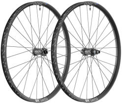 DT Swiss H 1900 SPLINE 27, 5-es MTB kerékszett (584x30-35), tárcsafékes, 6 csavaros, átütőtengelyes Boost (15x110, 12x148), Shimano Micro Spline 12s, TL-Ready, fekete, 2198g